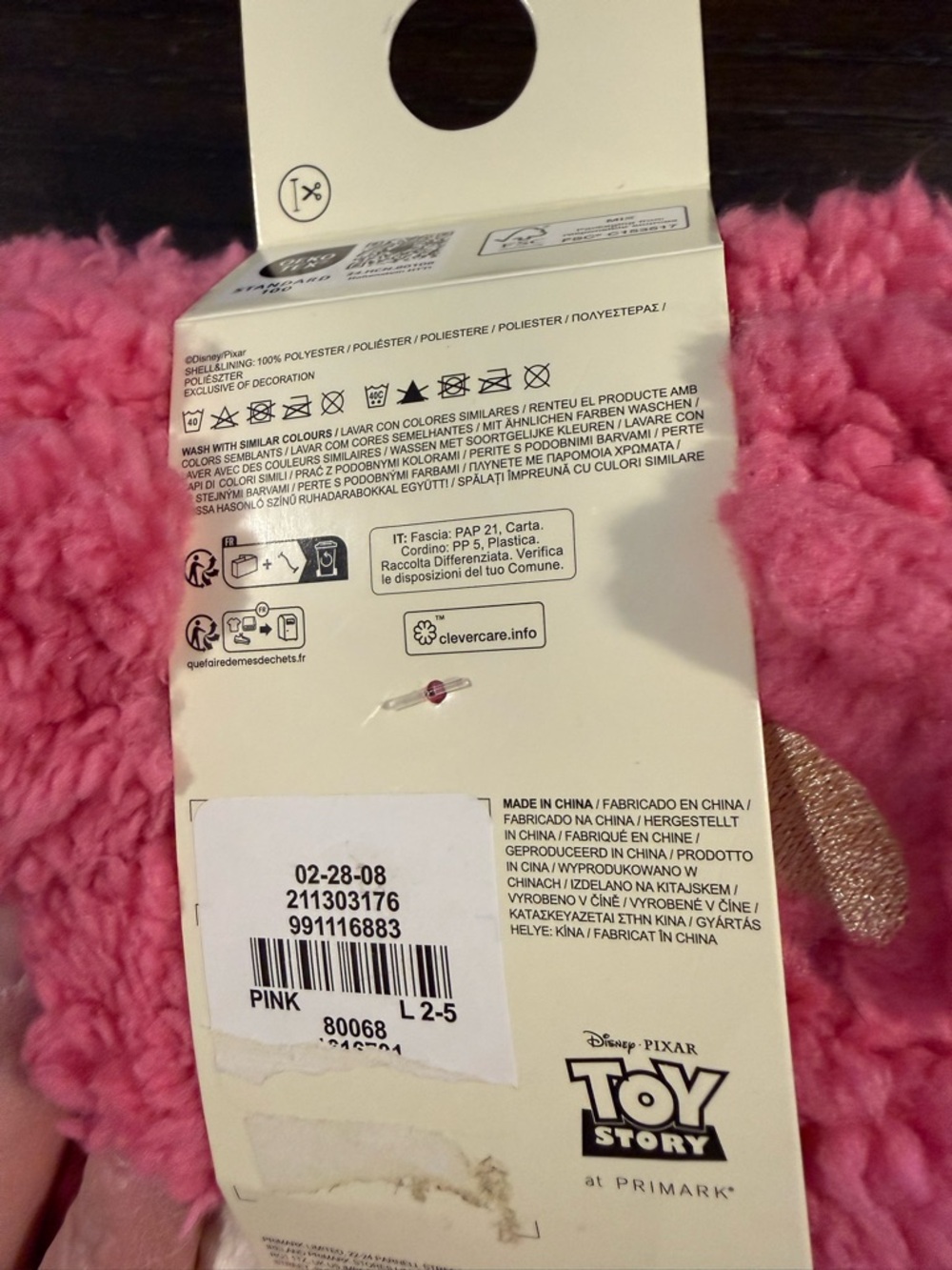 Disney Lotso Fleece Hoodie and Socks - Picture 7 of 7